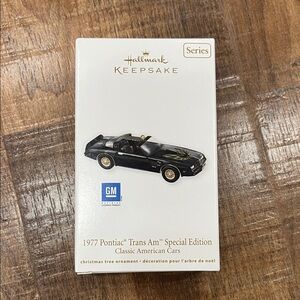Hallmark Keepsake 1977 Pontiac Trans Am Ornament-New